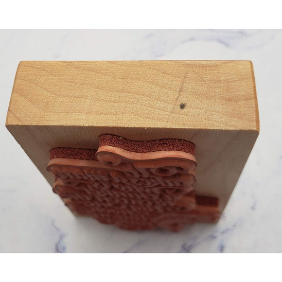 Fish Hook Line And Sinker PSX Wood Mounted Rubber Stamp G-1635 - Picture 4 of 7